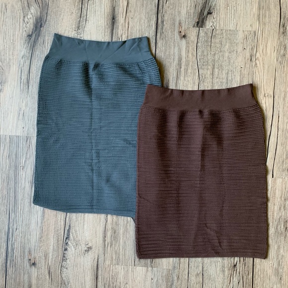 M U.S.A | Ribbed Skirt Bundle - Picture 1 of 11